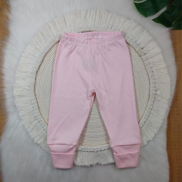 Calça em Malha Suedine Rosa