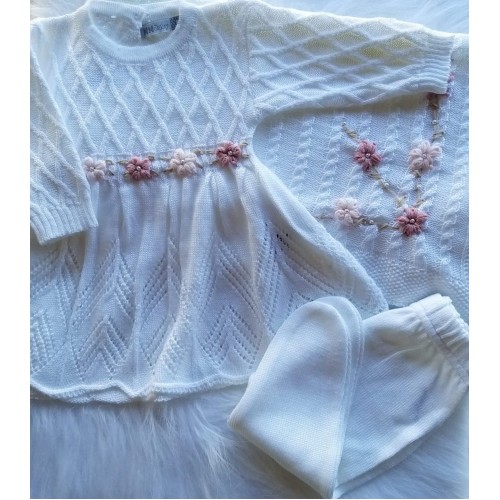 Saída Maternidade Vestido Branco
