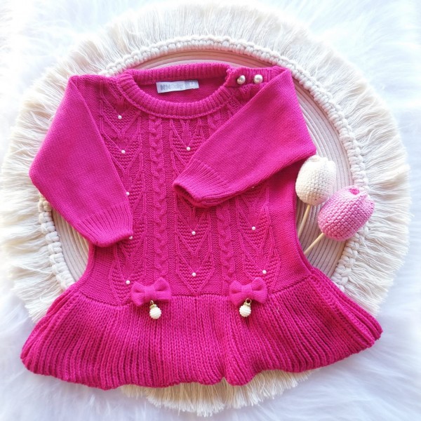 Vestido Perólas Pink