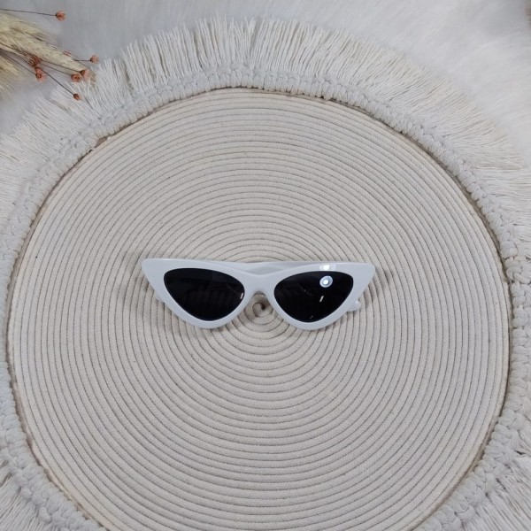 Oculos De Sol Gatinho Branco