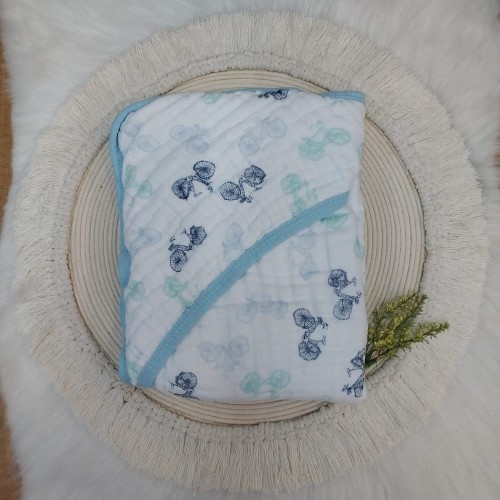 Toalha Fralda Soft Bicicleta 