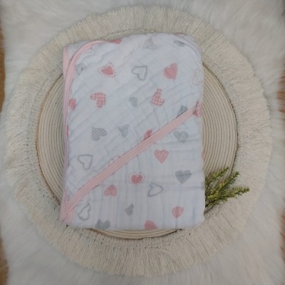 Toalha Fralda Soft Coração 