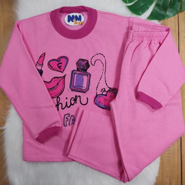 Conjunto Moletom Infantil Menina 