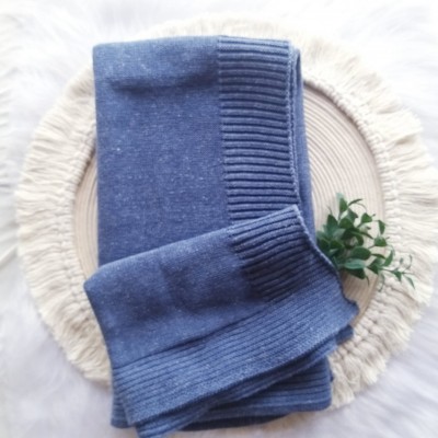 Manta Lisa Azul Jeans