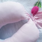 5Almofada de Amamentação Rosa Bebê