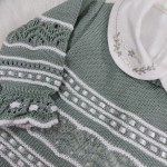 Saída Maternidade Tricot Verde Menina