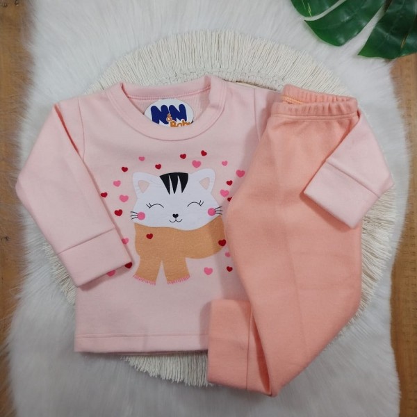 Conjunto Soft Menina Gatinha