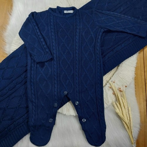 Saída Maternidade Trança Marinho