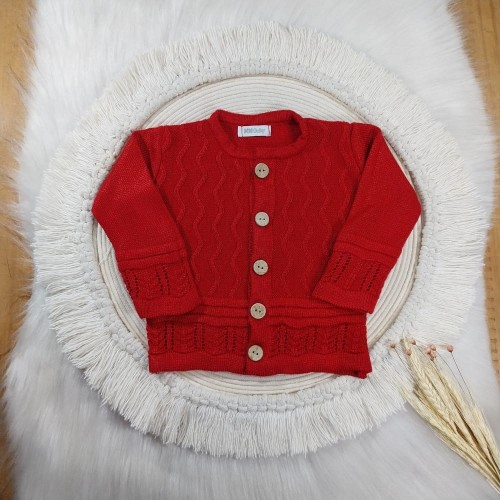 Casaco Tricot Leticia Vermelho